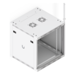 Gabinete Rack 12U / Montaje en Pared / Profundidad Ajustable 448-508 mm / Capacidad 80 kg / Ventilación Integrada / Puerta Perforada sec_5_5S1000-16