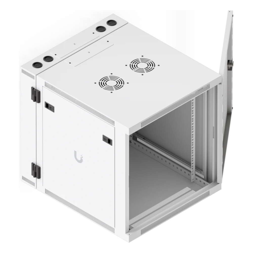 sec_5_5S1000-7 Gabinete Rack 12U / Montaje en Pared / Puerta Trasera Abatible / Ventilación Activa / Paneles con Cerradura / 600 x 700 x 639 mm (23.6 x 27.6 x 25.2") UACC-RACK-12U-WALL-SW-P 6