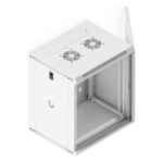 Gabinete Rack 12U / Montaje en Pared / Profundidad 450 mm (17.7") / Puerta Perforada / Ventilación Integrada 50 dB(A) / Paneles con Llave sec_5_5S1000-9